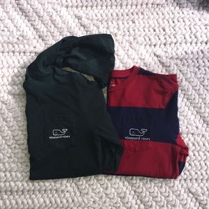 2 Vineyard Vines long sleeve T-shirt’s.